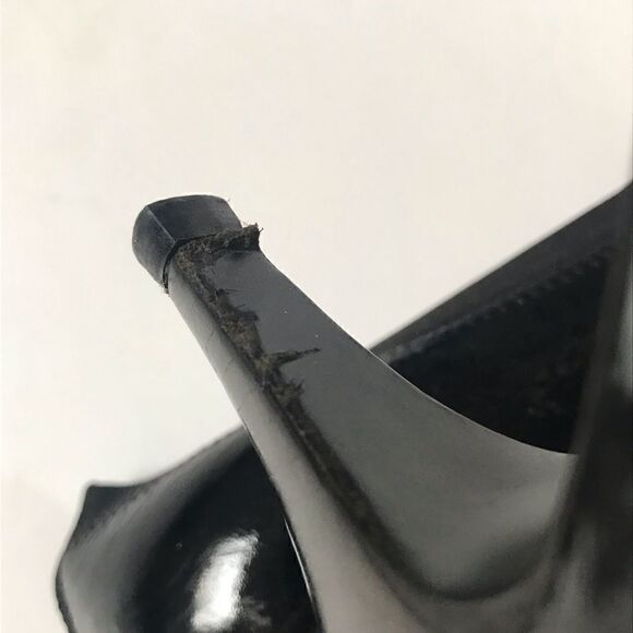 Tory Burch black leather Caroline heels - Picture 14 of 14